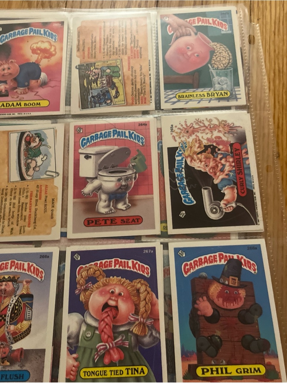 1987 Topps Garbage Pail Kids Original 7th Series 7 almost Complete 70/84 - Picture 2 of 10